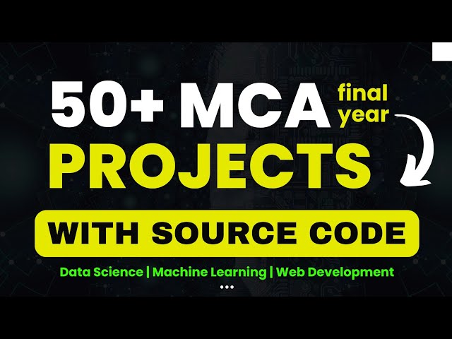 MCA Projects with Source Code